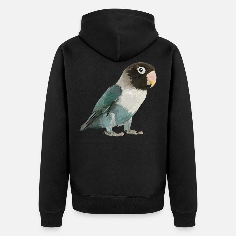 point noir inséparable - Veste à capuche bio Premium Unisexe - noir