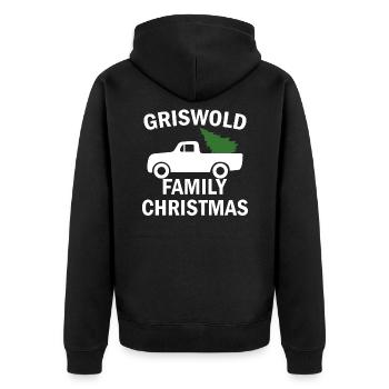 NOËL EN FAMILLE GRISWOLD - Veste à capuche bio Premium Unisexe - noir - Dos - Nico (187cm)
