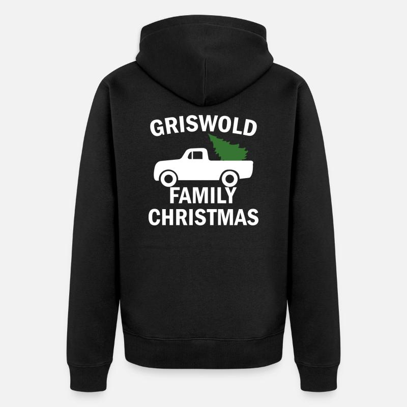 NOËL EN FAMILLE GRISWOLD - Veste à capuche bio Premium Unisexe - noir