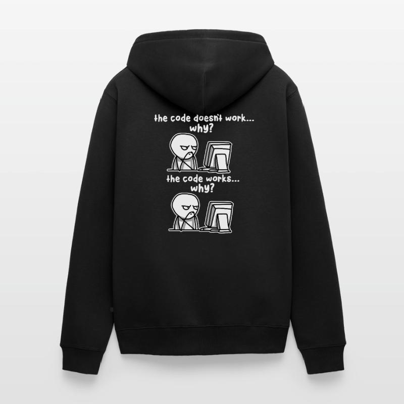 Programming Code Computer Programmer Software Unisex Premium Bio Zip Hoodie