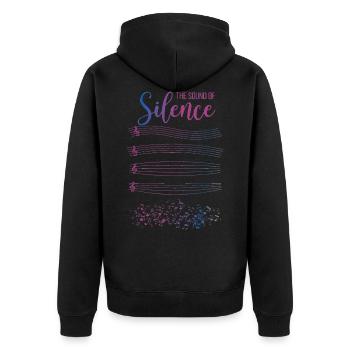 Für Marching Band Oder Orchester - The Sound Of - Unisex Premium Bio Zip Hoodie - Schwarz - Hinten - Nico (187cm)