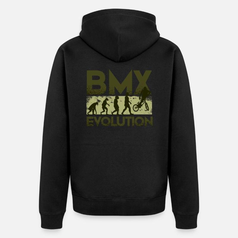 BMX Evolution - Veste à capuche bio Premium Unisexe - noir