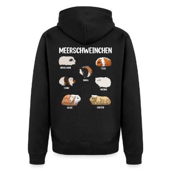 Cobaye - Veste à capuche bio Premium Unisexe - noir - Dos - Nico (187cm)