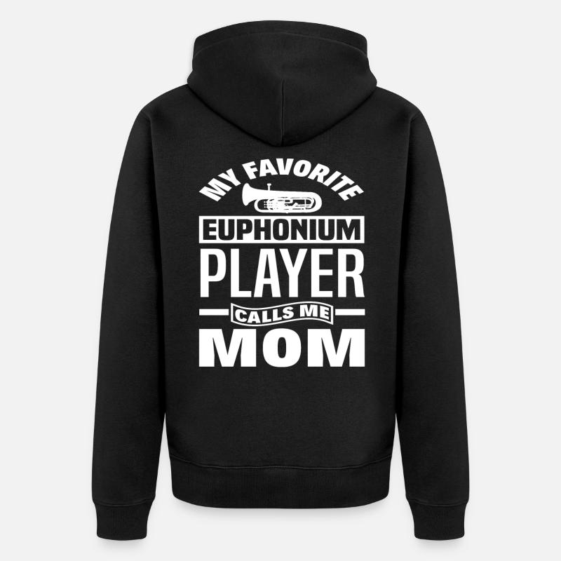 Euphonium Mère - Veste à capuche bio Premium Unisexe - noir