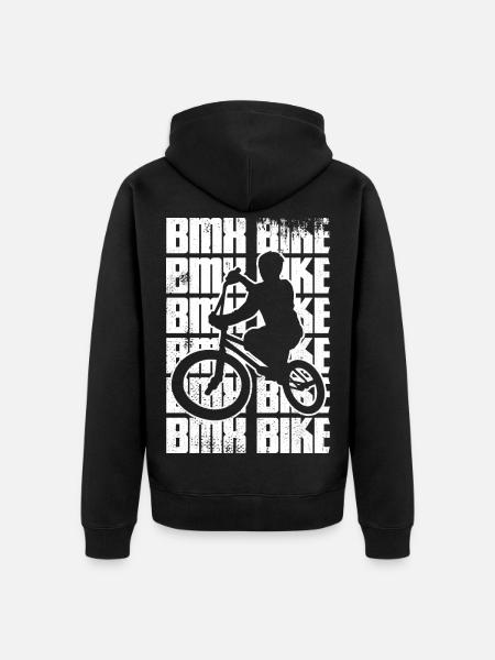 Vélo BMX - Veste à capuche bio Premium Unisexe - noir
