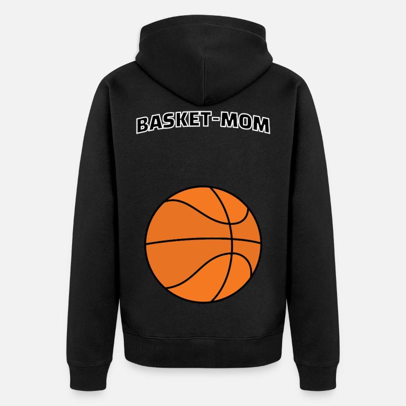 Panier-maman - Veste à capuche bio Premium Unisexe - noir
