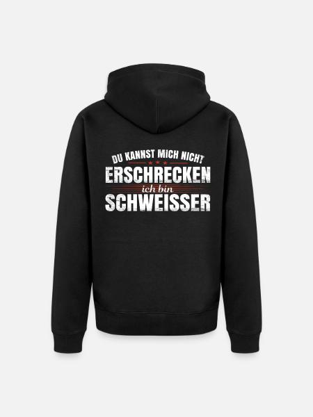 Schweißer Metallbauer Schweisser Schweißen - Unisex Premium Bio Zip Hoodie - Schwarz