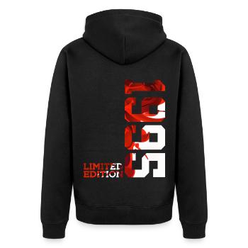 31ST BIRTHDAY 31 YEARS LIMITED EDITION 1995 - Unisex Premium Organic Zip Hoodie - black - Back - Nico (187cm)