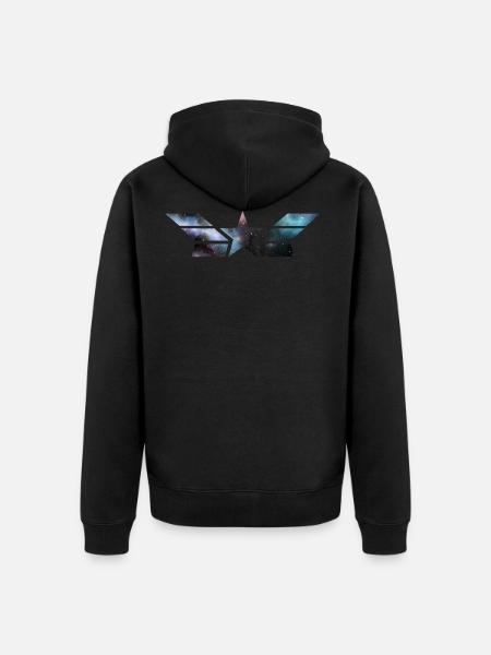 American stardust - Unisex Premium Organic Zip Hoodie - black