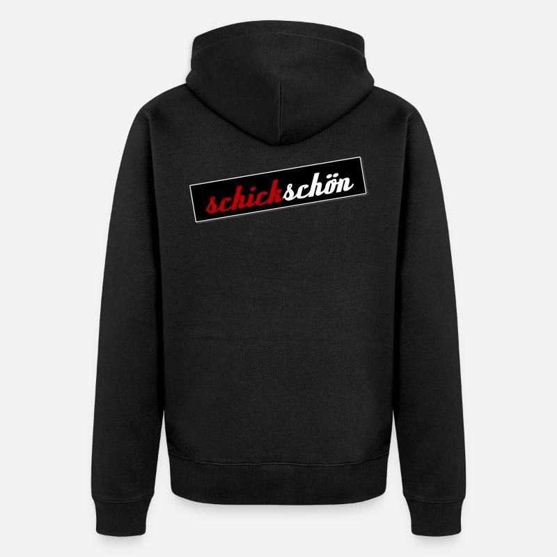 Schick Nice - Veste à capuche bio Premium Unisexe - noir