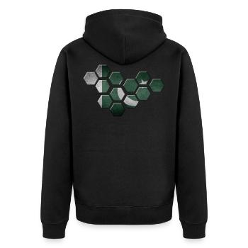 Pakistan - Veste à capuche bio Premium Unisexe - noir - Dos - Nico (187cm)