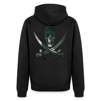 Pakistan - Veste à capuche bio Premium Unisexe - noir - Dos - Nico (187cm)