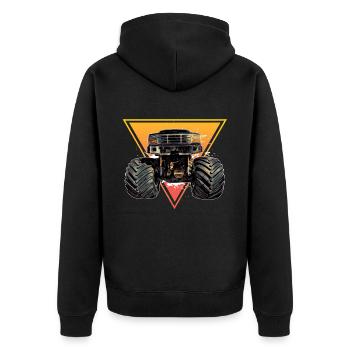 Monster Truck Motorsport - Veste à capuche bio Premium Unisexe - noir - Dos - Nico (187cm)