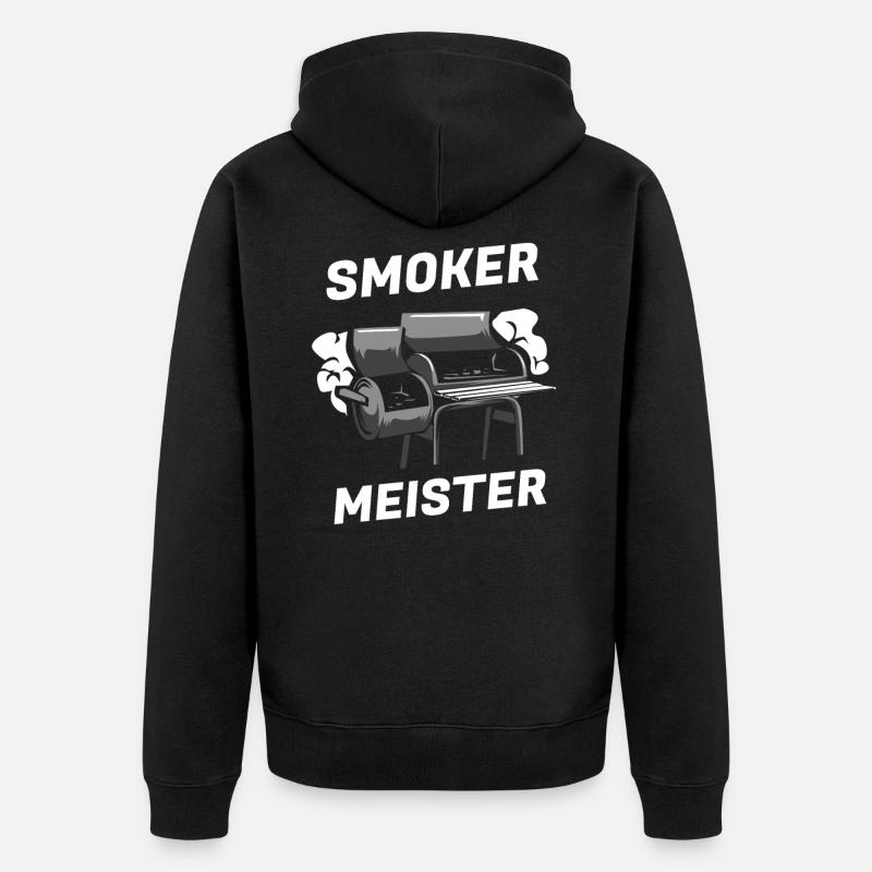 Smoker Master BBQ BBQ - Veste à capuche bio Premium Unisexe - noir