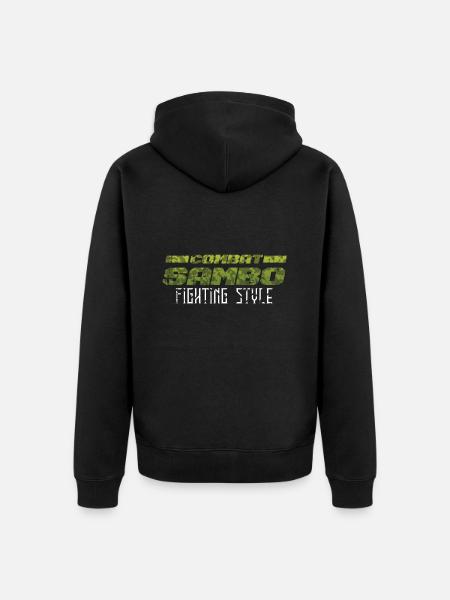 Combat Sambo Gift - Unisex Premium Organic Zip Hoodie - black