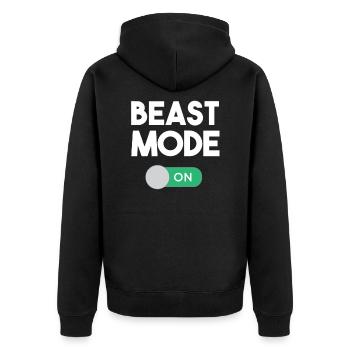 Gamer - Veste à capuche bio Premium Unisexe - noir - Dos - Nico (187cm)