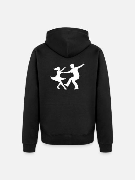 Dance - Unisex Premium Organic Zip Hoodie - black