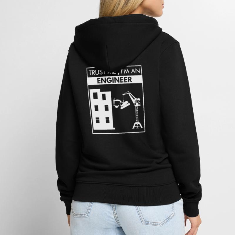 Engineer Mechanical Engineering student studying Unisex Premium Organic Zip Hoodie