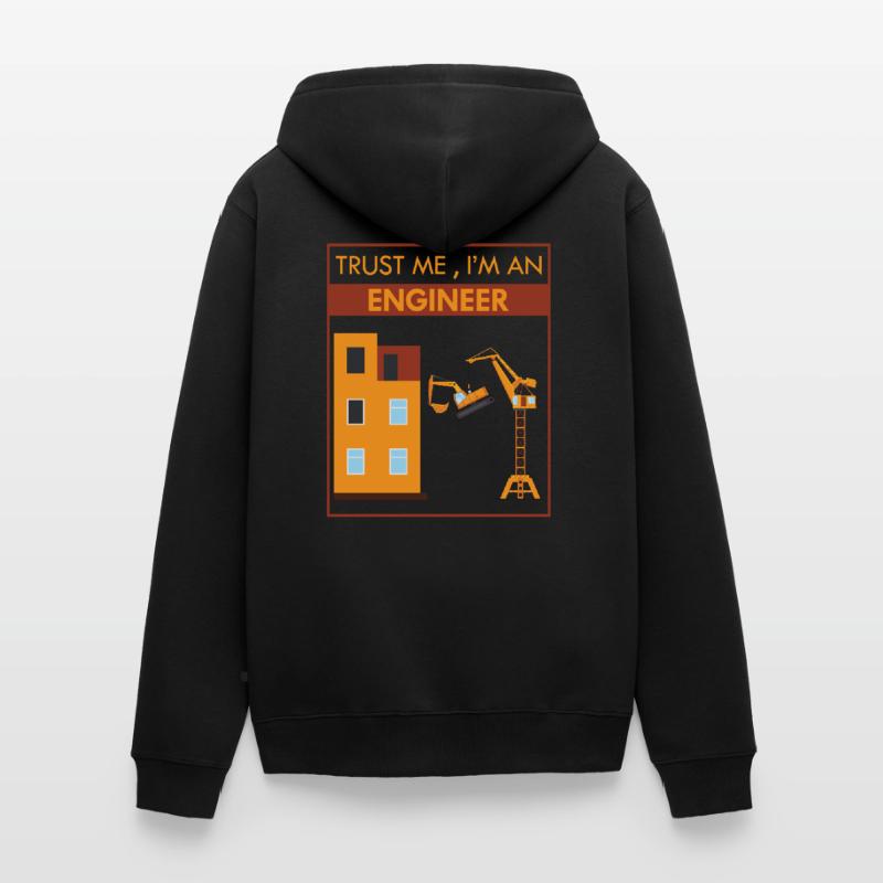 Engineer Mechanical Engineering Student Studies Uni Unisex Premium Organic Zip Hoodie