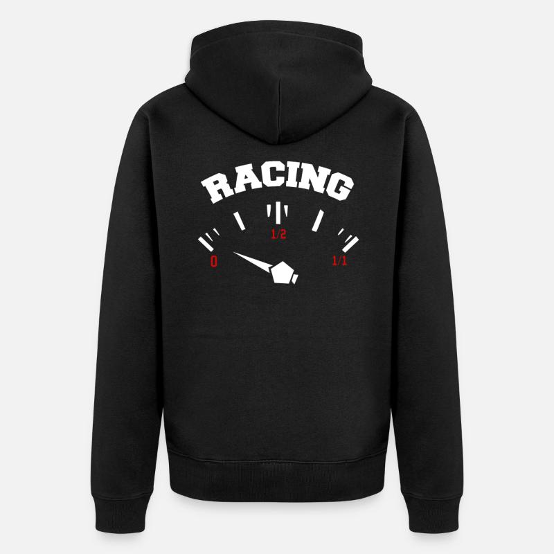 Course Automobile Course Automobile Sport - Veste à capuche bio Premium Unisexe - noir