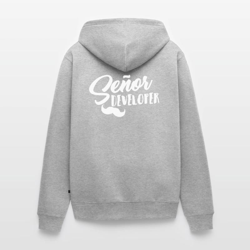 Program Programmer Computer Programming Unisex Premium Organic Zip Hoodie