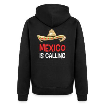 Mexique Mexique Mexicain Mexicain - Veste à capuche bio Premium Unisexe - noir - Dos - Nico (187cm)