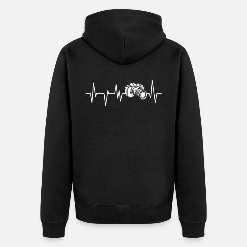 Fotograf - Unisex Premium Bio Zip Hoodie - Schwarz