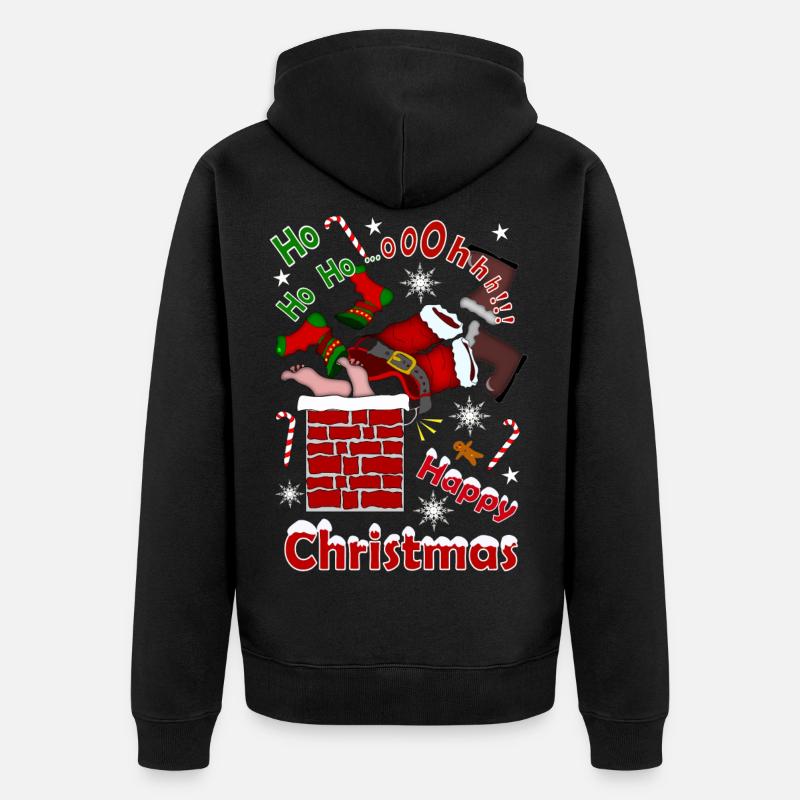 Noël - Veste à capuche bio Premium Unisexe - noir