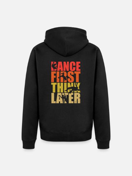 break dance - Veste à capuche bio Premium Unisexe - noir