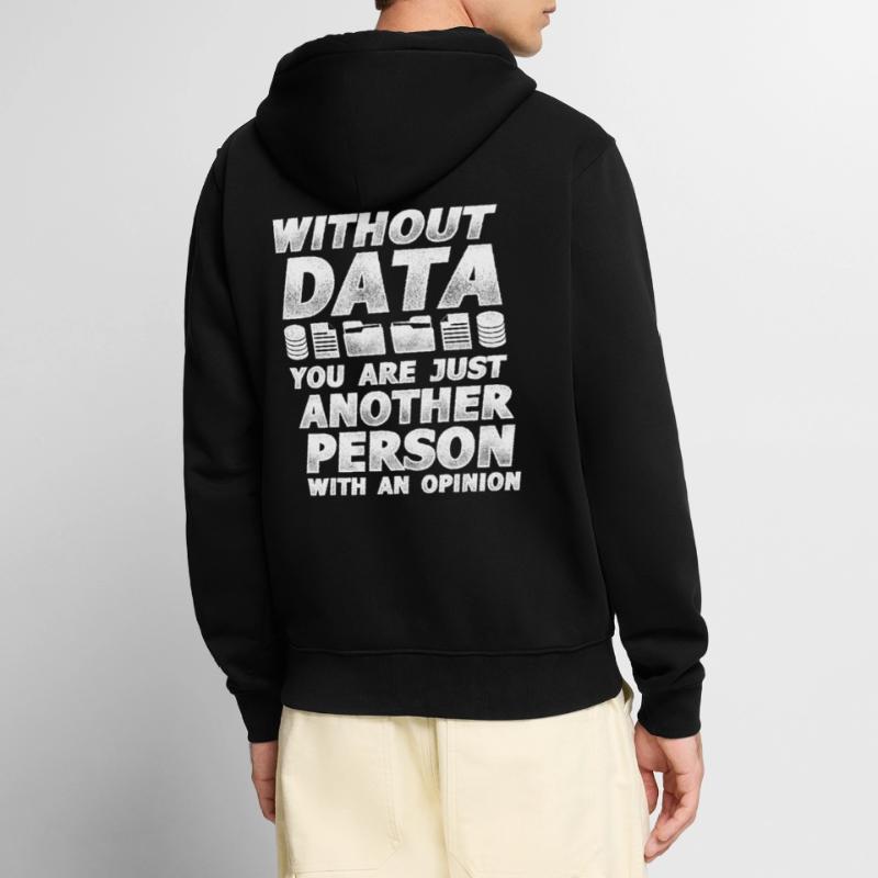 Statistician stochastics data analysis math Unisex Premium Organic Zip Hoodie