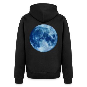 blockedName - Veste à capuche bio Premium Unisexe - noir - Dos - Nico (187cm)