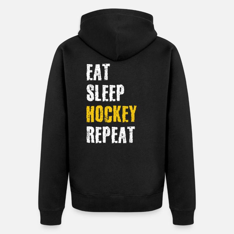 Hockey - Veste à capuche bio Premium Unisexe - noir