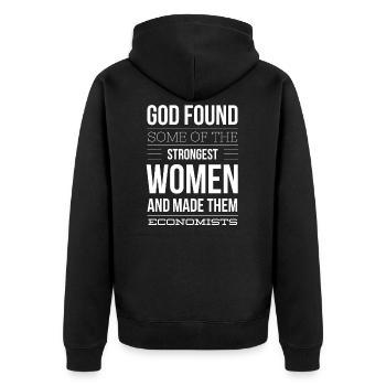 Économie Métiers Économiste Finance Don G - Veste à capuche bio Premium Unisexe - noir - Dos - Nico (187cm)