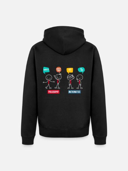 Filozofia vs. Matematyka Matematyka Nauczyciel matematyki - Ekologisk premiumluvjack unisex - svart