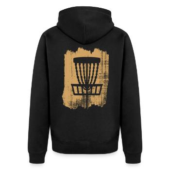 disc Golf - Veste à capuche bio Premium Unisexe - noir - Dos - Nico (187cm)
