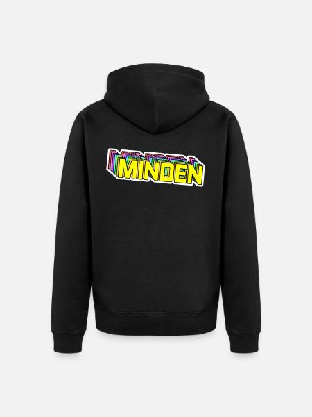 Minden - Veste à capuche bio Premium Unisexe - noir
