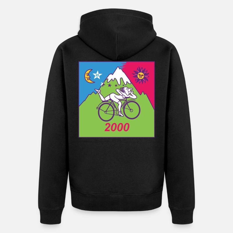 Albert Hofmann LSD 2000 - Unisex Premium Bio Zip Hoodie - Schwarz
