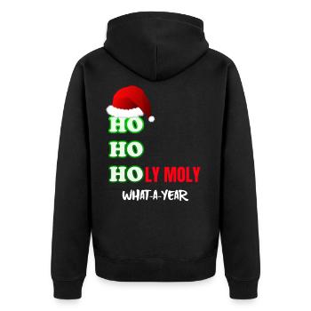 Noël Noël Noël No� - Veste à capuche bio Premium Unisexe - noir - Dos - Nico (187cm)