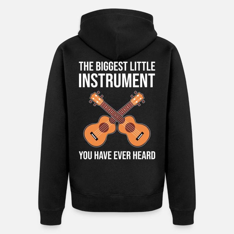 Ukulele - Veste à capuche bio Premium Unisexe - noir