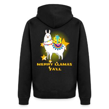 Noël Noël Noël Noël - Veste à capuche bio Premium Unisexe - noir - Dos - Nico (187cm)