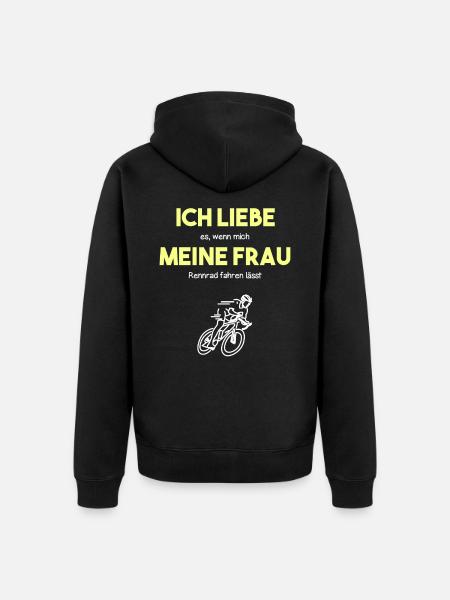 Roue de pensionnaire - Veste à capuche bio Premium Unisexe - noir