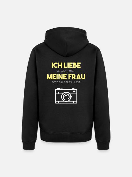Fotograf - Unisex Premium Bio Zip Hoodie - Schwarz