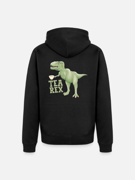 Thé Rex - Veste à capuche bio Premium Unisexe - noir