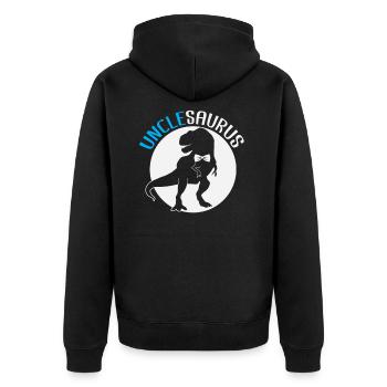 Unclesaurus - Veste à capuche bio Premium Unisexe - noir - Dos - Nico (187cm)