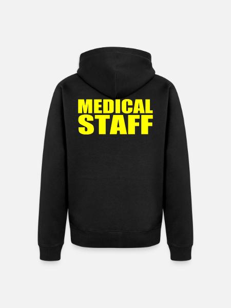 Medical staff - Unisex Premium Organic Zip Hoodie - black