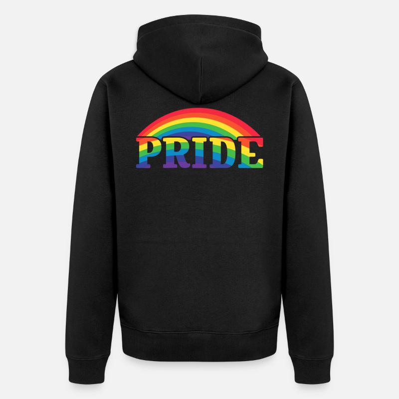 Pride Lgbt - Veste à capuche bio Premium Unisexe - noir