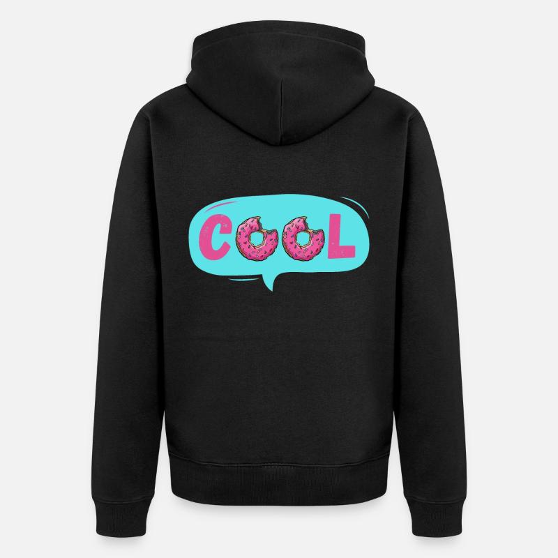 COOL ! - Veste à capuche bio Premium Unisexe - noir