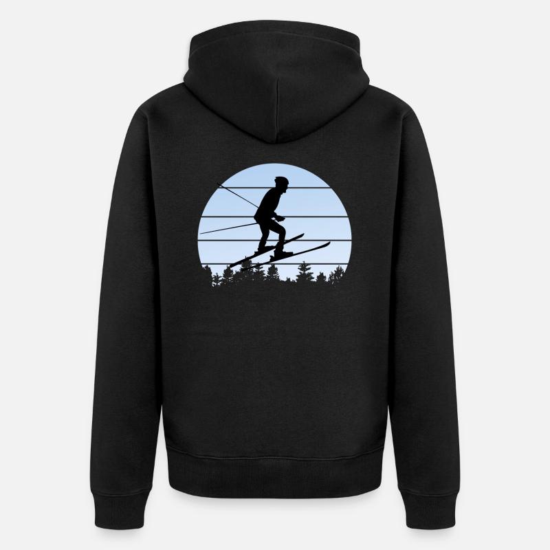 ski - Veste à capuche bio Premium Unisexe - noir