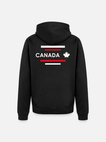 Canada - Veste à capuche bio Premium Unisexe - noir
