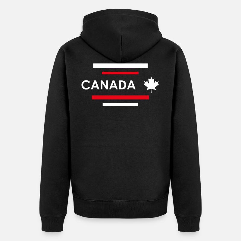 Canada - Veste à capuche bio Premium Unisexe - noir